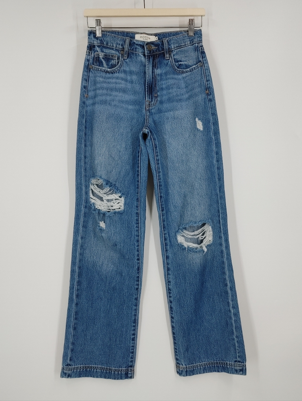 Hidden Regular Fit Distressed Jeans